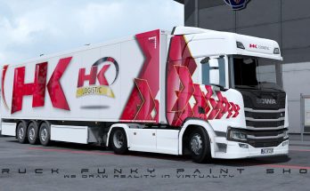 Skin HK Logistic PL for Scania R NextGEN v1.0 1.34.x