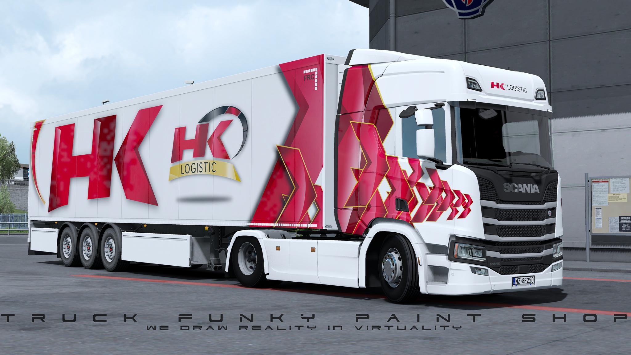 Skin HK Logistic PL for Scania R NextGEN v1.0 1.34.x