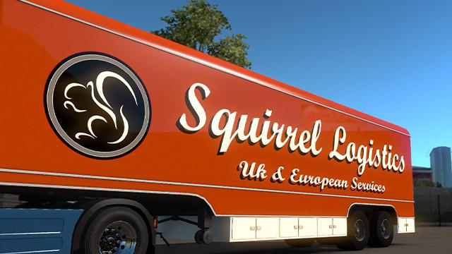 Squirrel Logistics Trailer skin 1.34.x