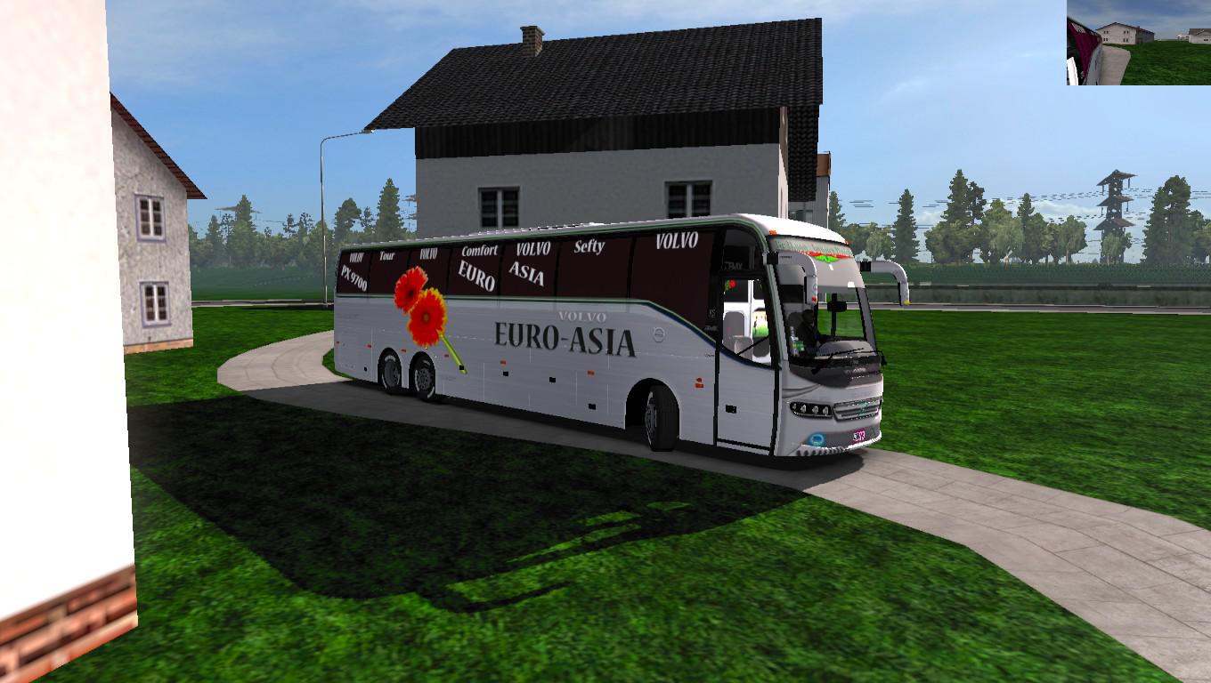 Volvo seater PX 9400 or sleeper PX 9700 grand bus skin v1.0