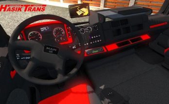 MAN TGA Red and Black Interior 1.34.x