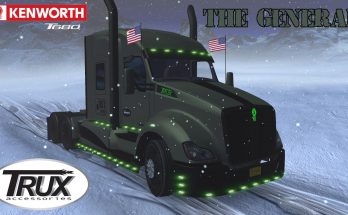 Kenworth T680 The General v1.3 for ETS2 1.34.x