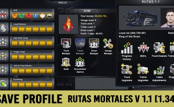 Save Game (Profile) for Map Rutas Mortales v1.1