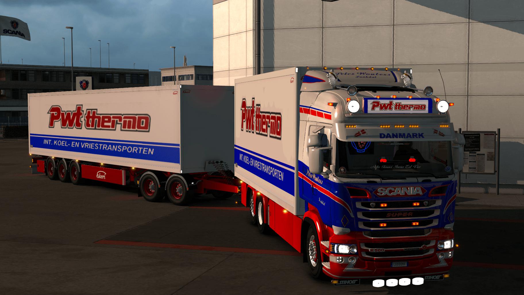 Scania PWT Thermo 4&6 series skin pack 1.34