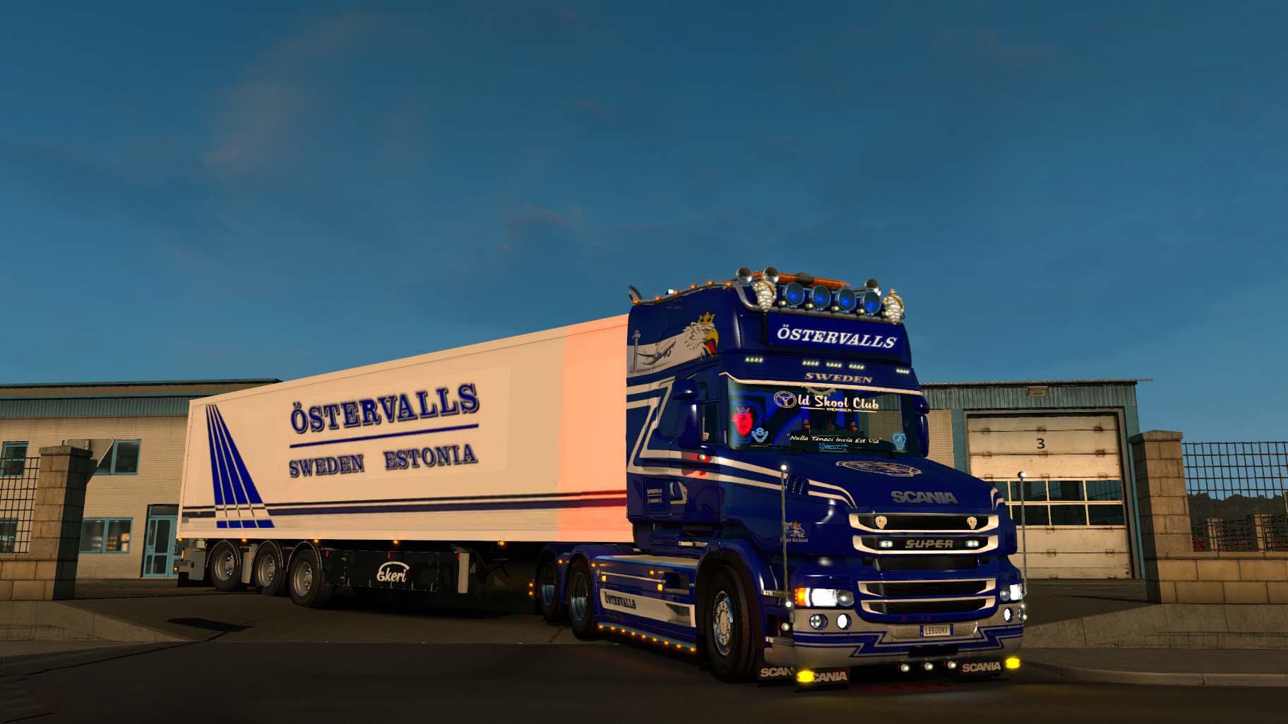 Scania T Ostervalls skin + lightbox v1.0