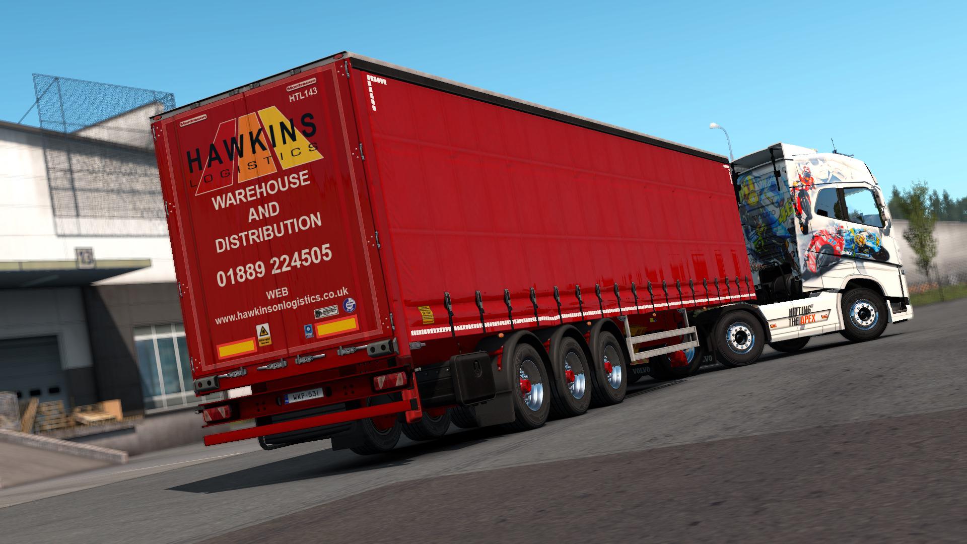 Skin Hawkins Logistics for Volvo FH 1.35.x