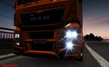 MAN TGX Euro 6 – Working fog light 1.34 – 1.35