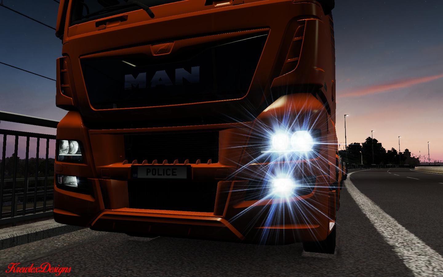 MAN TGX Euro 6 – Working fog light 1.34 – 1.35