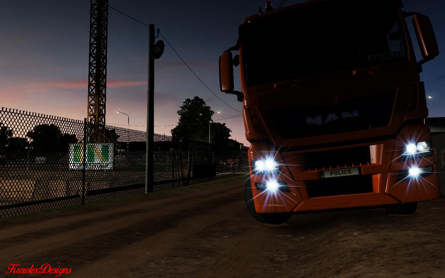 MAN TGX Euro 6 – Working fog light 1.34 – 1.35