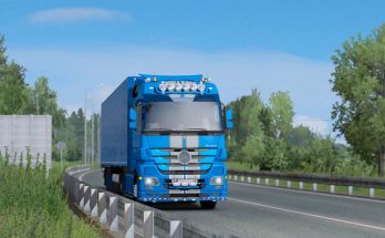 Blue Paintjob Mp3 - ets2 1.35