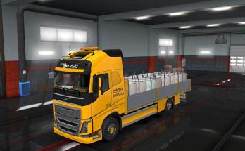 Flatbed Addon For Tandem for Rigid chassis pack for all SCS trucks