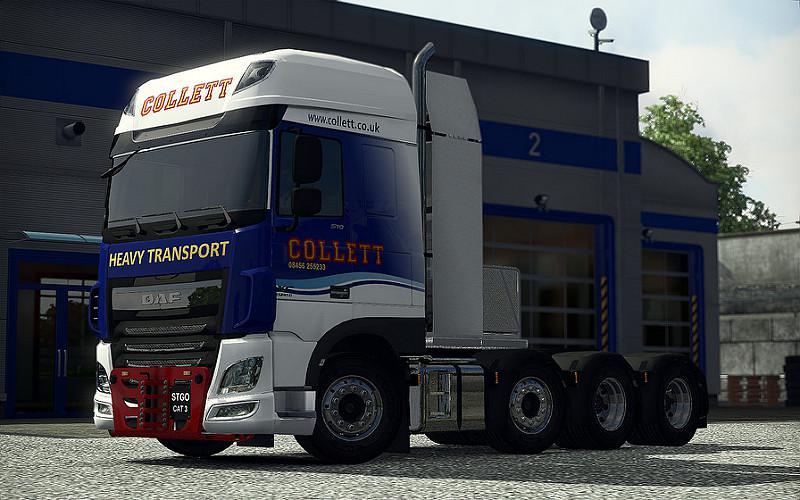 Heavy Haulage chassis addon for DAF E6 SCS 1.35