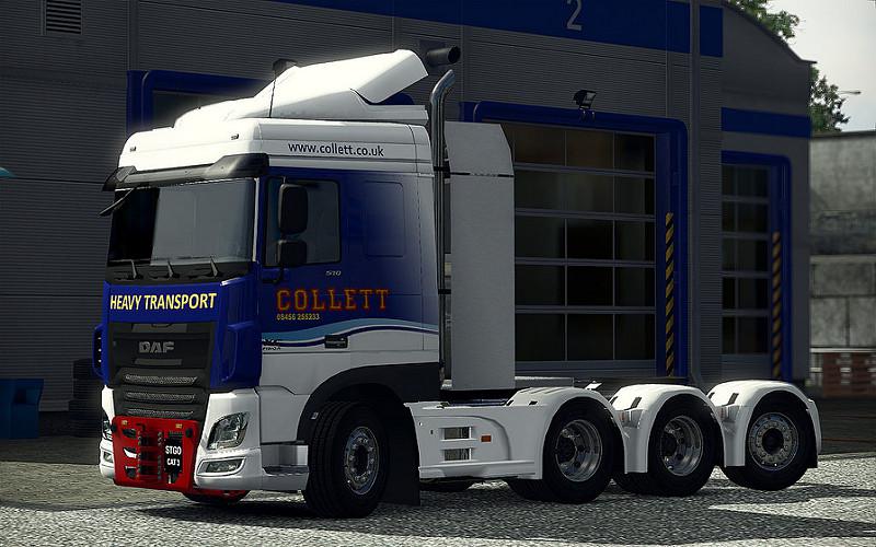 Heavy Haulage chassis addon for DAF E6 SCS 1.35