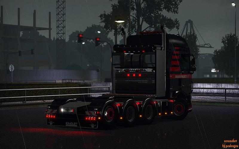 Heavy Haulage chassis addon for DAF E6 SCS 1.35