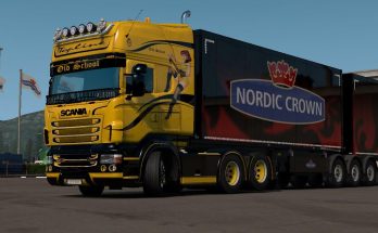 Old School Girl Skin for Scania RJL 1.35.x