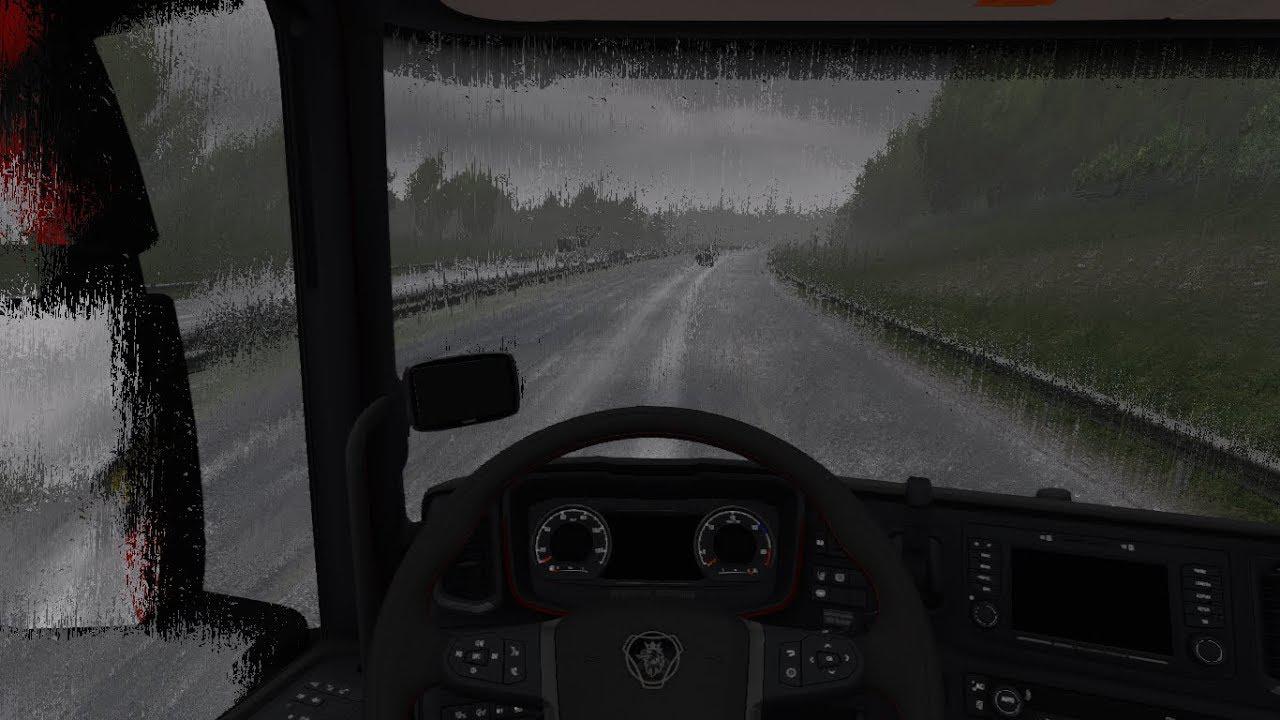 Realistic rain. Euro Truck Simulator 2 дождь. Realistic Rain ETS 2. Етс 2 едем в дождь. Реалистичный дождь для етс 2.