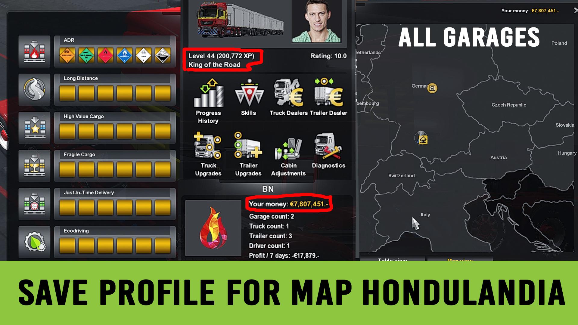 Save Game (Profile) for Map Hondulandia 1.35.x
