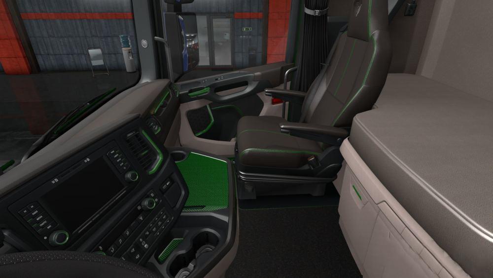 Scania 2016 R & S Green Black Lux Interior 1.35.x