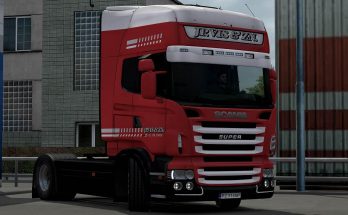 J.P. Vis & Zn. Company Scania RJL 8K skin v1.0