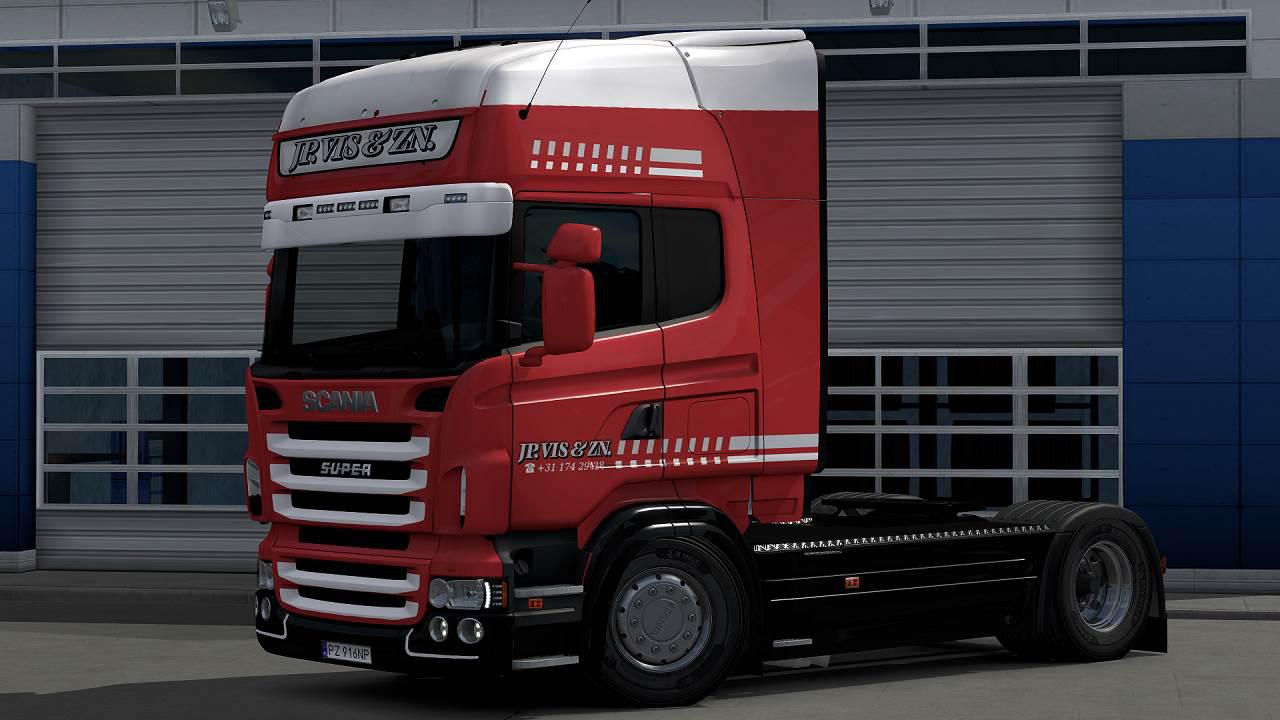 J.P. Vis & Zn. Company Scania RJL 8K skin v1.0