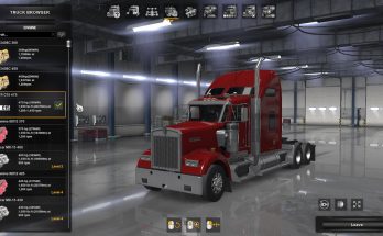 Cat C15 Engines With Sounds For Kenworth W900 1.35