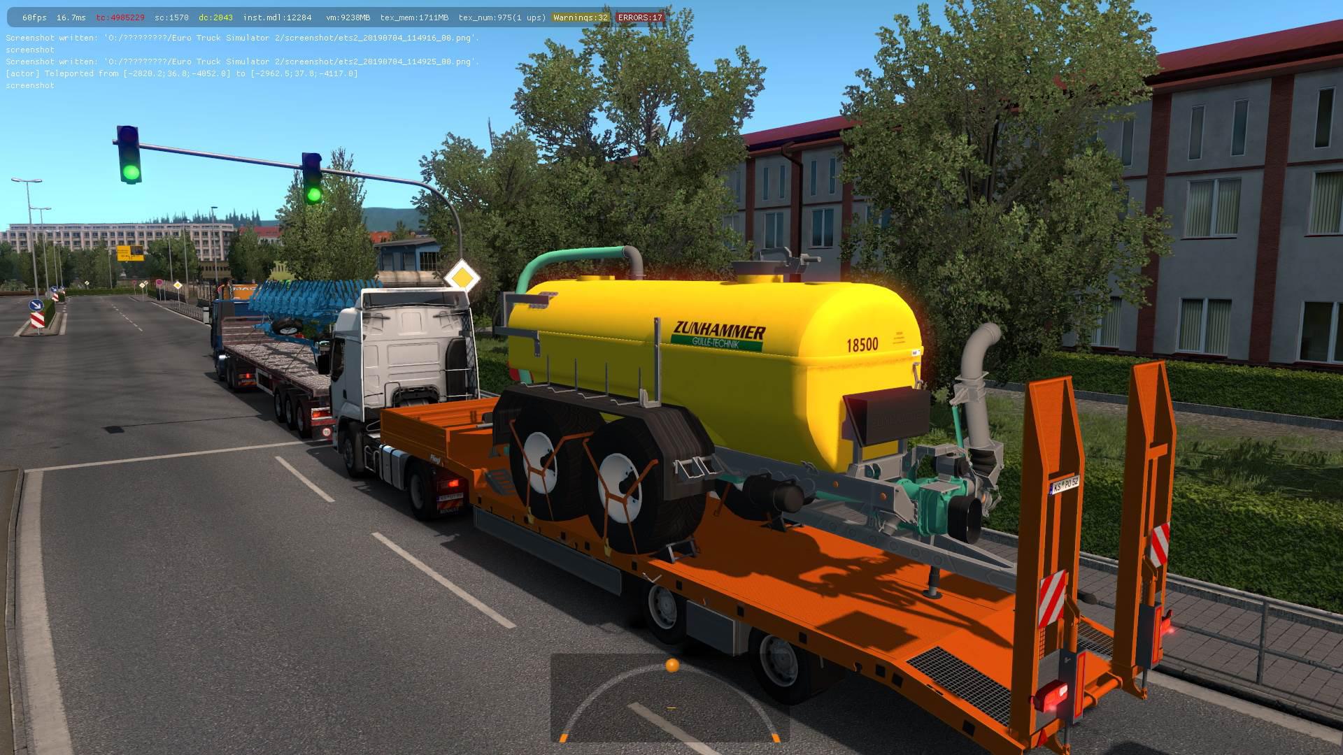 Agricultural trailers pack in traffic 1.35.x