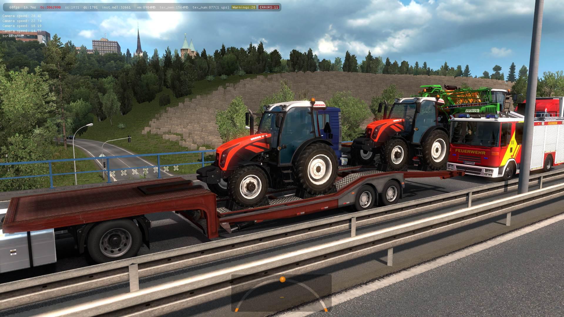 Agricultural trailers pack in traffic 1.35.x