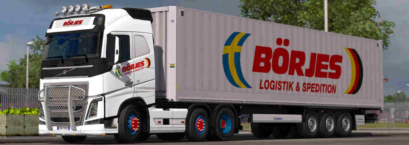 ComboSkins Borjes Logistik & Spedition - ETS2 1.35