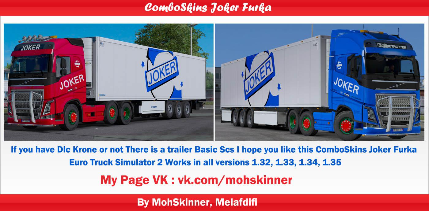 ComboSkins JOKER FURKA - ETS2 1.35