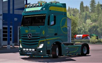 Leo Robertz skin for Mercedes Actros MP4 v1.0