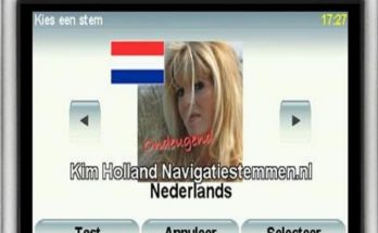 Navigation Voice of Kim Holland - Tomtom (dutch) 1.35.x