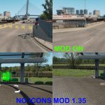 NO ICONS MOD (REALISTIC GAME) 1.35.x & DX11 READY
