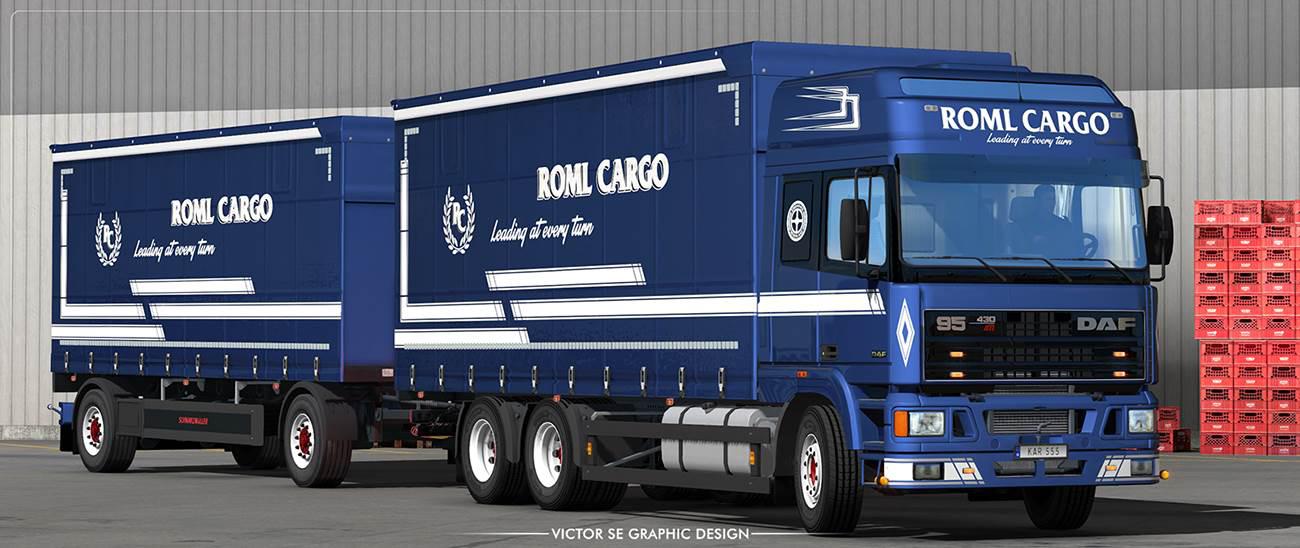 ROML Cargo DAF 95 ATi Deluxe Edition Skinpack 1.35