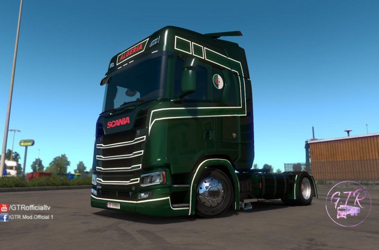 Skin Algeria for Scania S Next Gen 1.35.x - Allmods.net