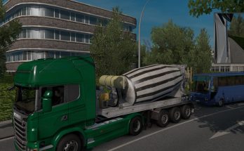 Cement Mixer Jobs & Traffic ETS 2 1.35.x