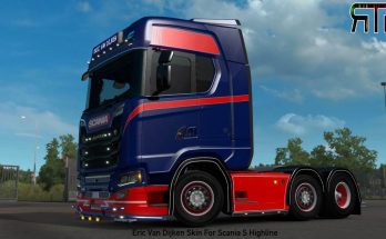 Eric Van Dijken Skin For Scania S v1.0