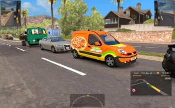 Fiat Ducato and Renault Kangoo in traffic v1.0