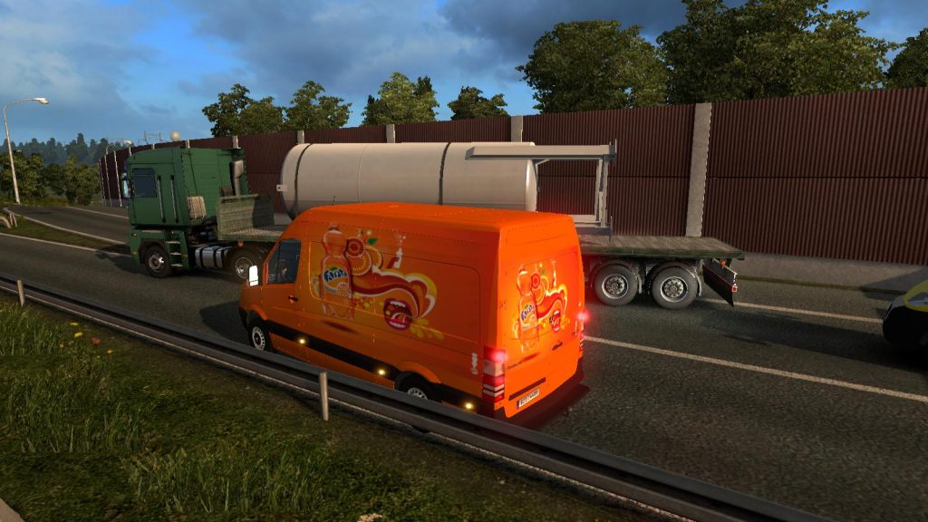 Fiat Ducato and Renault Kangoo in traffic v1.0