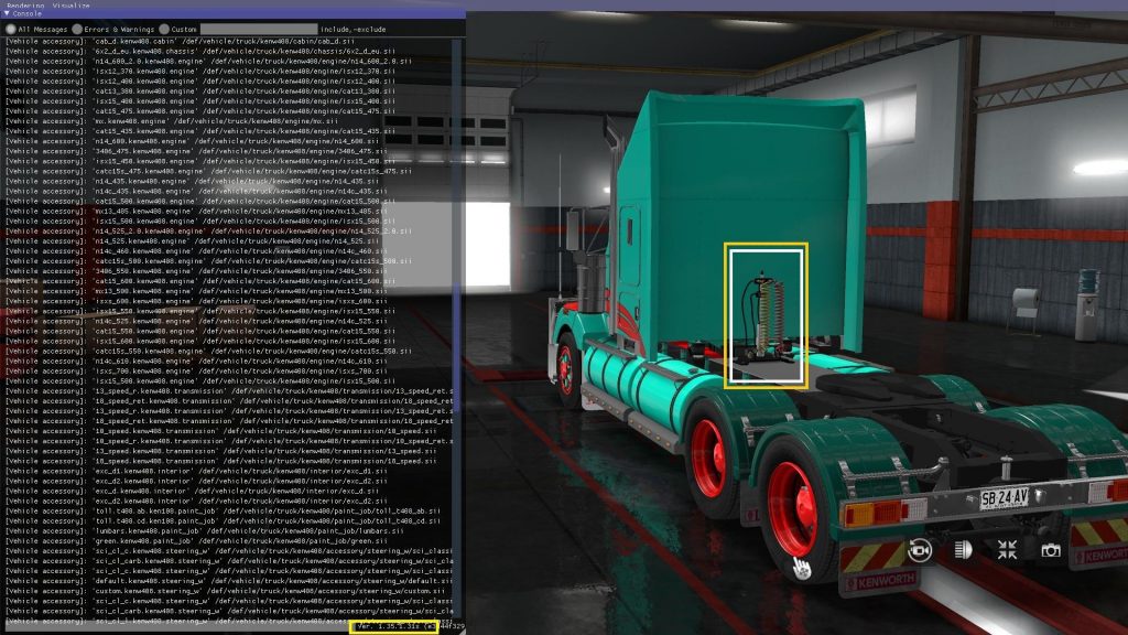 Kenworth T408 SAR v 2.1 1.35.x + DX11