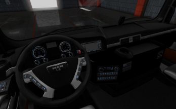 MAN TGX Black Interior 1.35.x