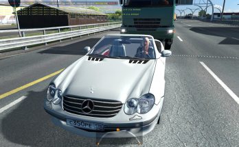 Mercedes Benz Roadster in traffic 1.35