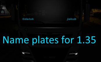 Name Plates for 1.35