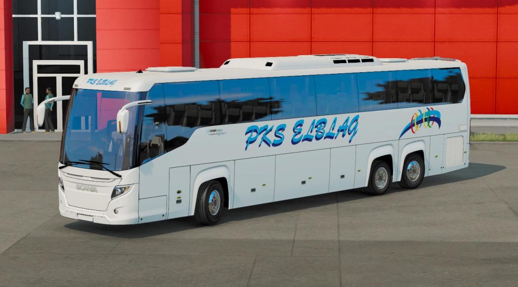 PKS Elblag For ETS2 1.35.x - Bus Scania Touring 1.34