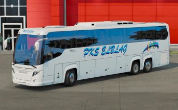 PKS Elblag For ETS2 1.35.x - Bus Scania Touring 1.34