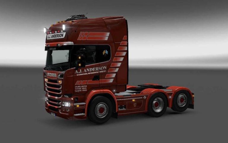 Real companies skins for Scania RJL 1.35 - Allmods.net