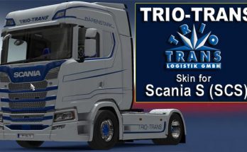 TrioTrans skins for Scania S and SKO-Schmitz v1.0