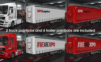 XPO Logistics Paintjob Pack v1.0