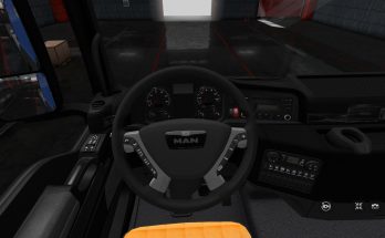 Changes in the interior MAN TGX Euro 6 Blue 1.35.x