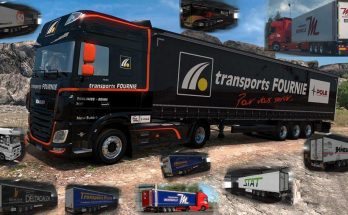 French Truck & Trailers Skins Krone v0.2 1.35.x