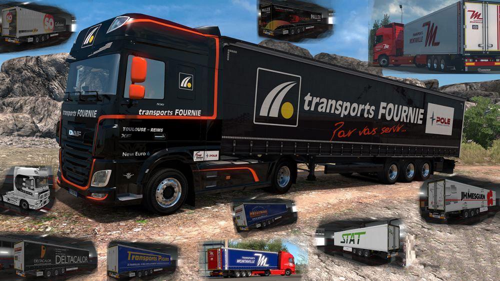 French Truck & Trailers Skins Krone v0.2 1.35.x